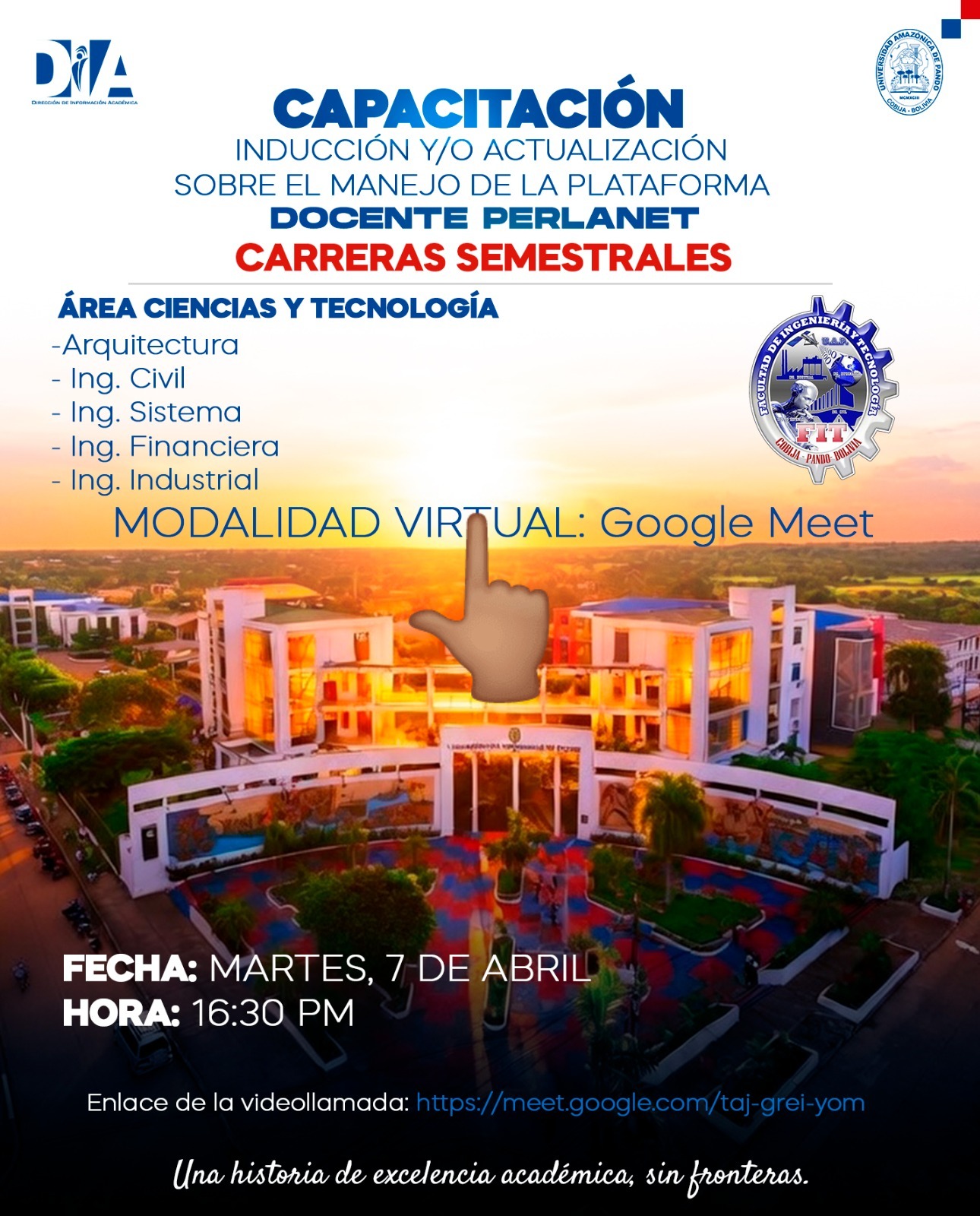 CAPACITACION INDUCCION Y/O ACTUALIZACION SOBRE EL MENEJO DE LA PLATAFORMA DOCENTE PERLANET